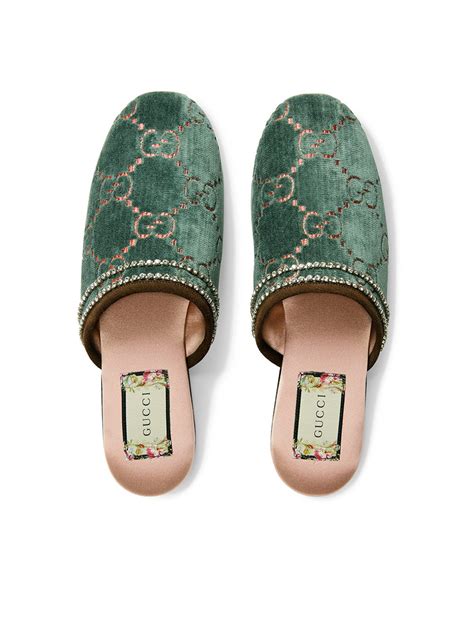 pantofole gucci pelo|Gucci Mules for Women .